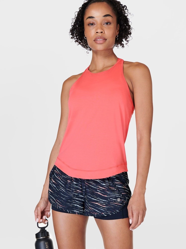 Sweaty Betty Coral Pink Breathe Easy Run Vest - Image 1 of 7