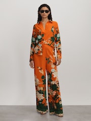 Raishma Silk Printed Button-Through Shirt - Image 3 of 5
