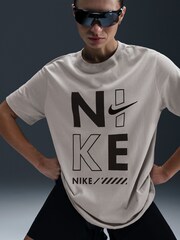 Nike Grey Short Sleeve 100% Cotton Boyfriend T-Shirt - Image 1 of 6