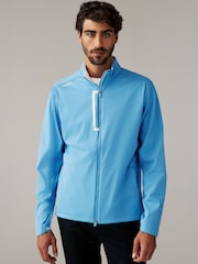 Puma Blue Golf Channel Softshell Mens Jacket - Image 1 of 7