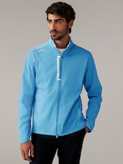 Puma Blue Golf Channel Softshell Mens Jacket - Image 2 of 7