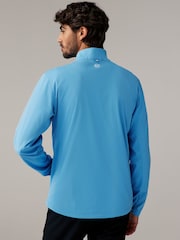 Puma Blue Golf Channel Softshell Mens Jacket - Image 3 of 7