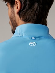 Puma Blue Golf Channel Softshell Mens Jacket - Image 5 of 7