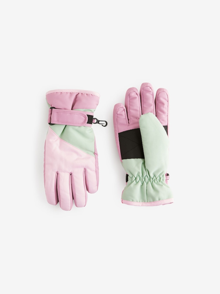 Multi Colourblock Ski Gloves (3-16yrs) - Image 1 of 1