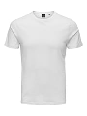 Weiß - Only & Sons Slim Fit T-Shirts 2 Pack - Bild 5 von 6