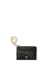 Victoria's Secret Black Card Case Keyring - Image 1 of 3