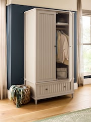 Nina Campbell Putty Willis Double Wardrobe - Image 2 of 10