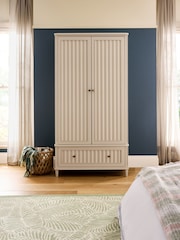 Nina Campbell Putty Willis Double Wardrobe - Image 3 of 10