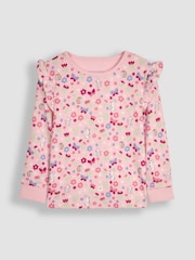 JoJo Maman Bébé Pink 2-Pack Pyjamas - Image 2 of 9