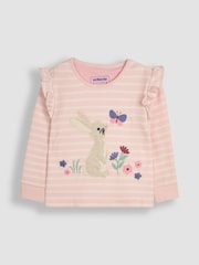 JoJo Maman Bébé Pink 2-Pack Pyjamas - Image 6 of 9