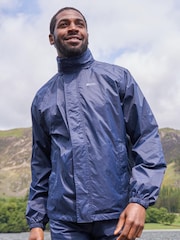 Mountain Warehouse Navy Blue Pakka Mens Waterproof Jacket - Image 1 of 5