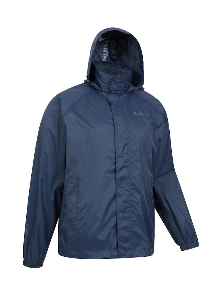 Mountain Warehouse Navy Blue Pakka Mens Waterproof Jacket - Image 2 of 5