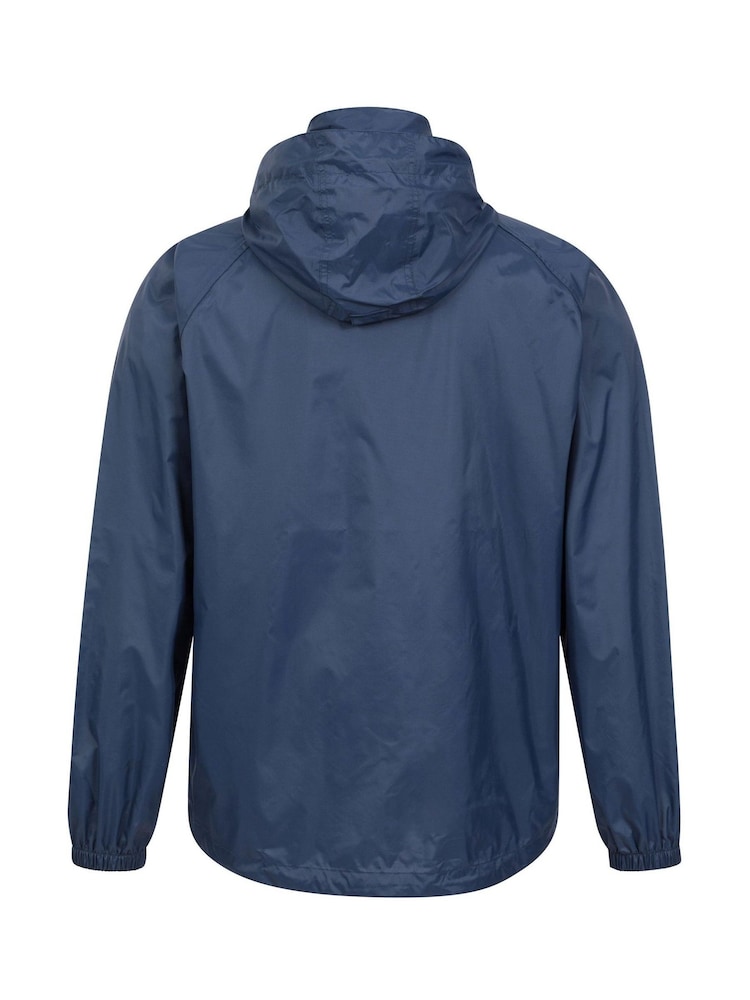 Mountain Warehouse Navy Blue Pakka Mens Waterproof Jacket - Image 3 of 5