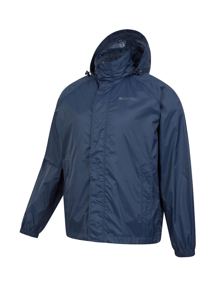 Mountain Warehouse Navy Blue Pakka Mens Waterproof Jacket - Image 4 of 5