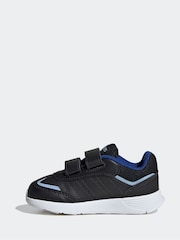 adidas Black/Navy Tensaur Switch Kids Trainers - Image 2 of 8