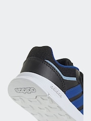 adidas Black/Navy Tensaur Switch Kids Trainers - Image 5 of 8