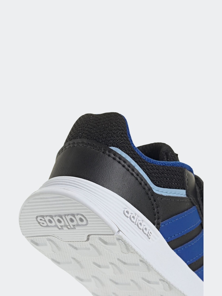 adidas Black/Navy Tensaur Switch Kids Trainers - Image 5 of 8