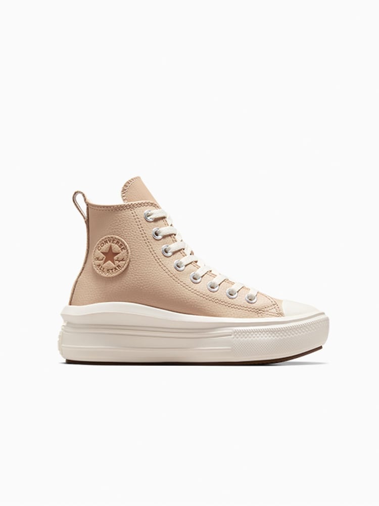Converse Chuck Taylor Move mit Fleece gefütterte Leder-Sneaker für Jugendliche - Bild 1 von 7 Converse Chuck Taylor Move mit Fleece gefütterte Leder-Sneaker für Jugendliche - Bild 1 von 7