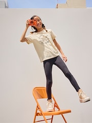 Converse Brown Chuck Taylor Leather Fleece Lined Move Youth Trainers - Image 7 of 7