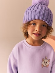 Purple Marie Sweat Mesh Dress (3mths-7yrs) - Image 4 of 10