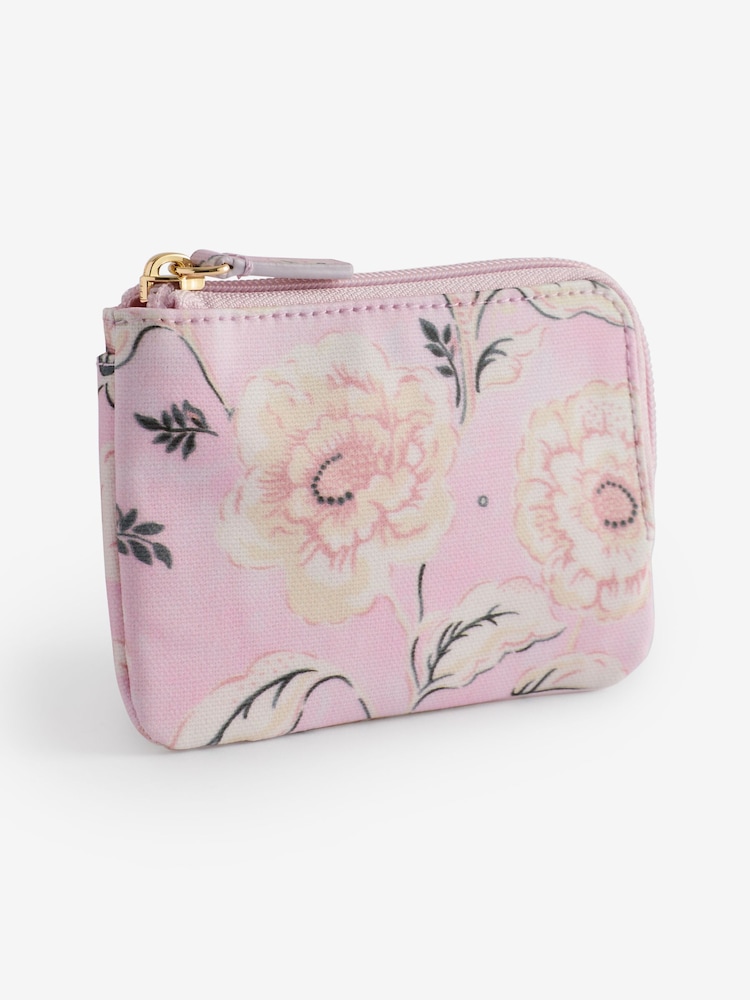 Cath Kidston Pink Floral Card Coin Purse - Image 2 of 4