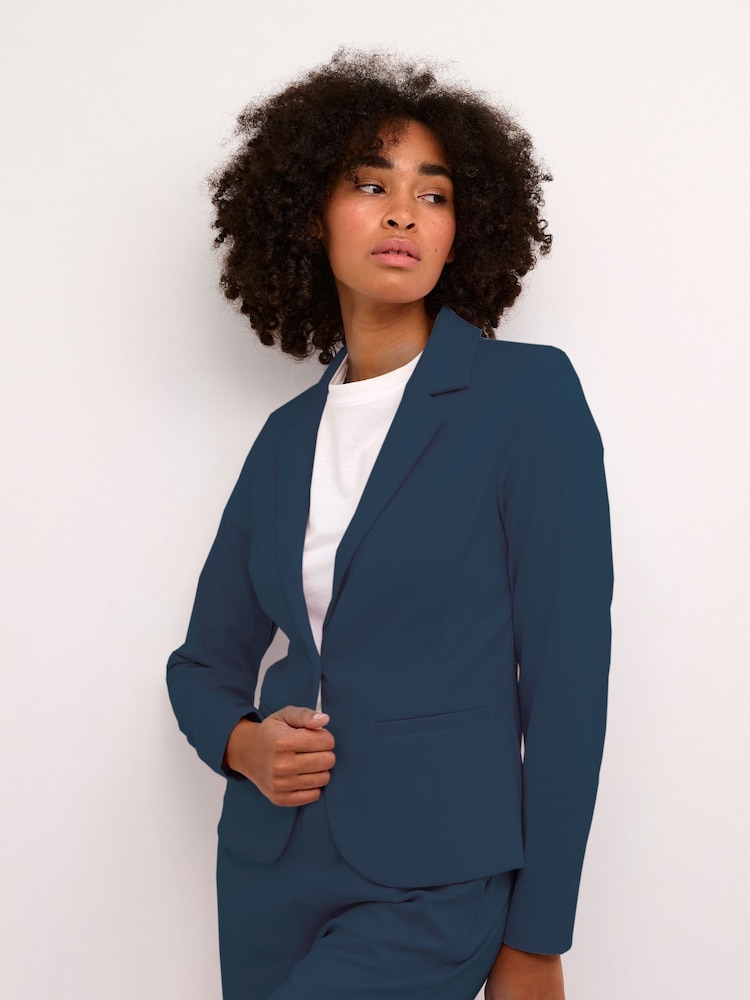 Kaffe Blue Jenny Blazer - Image 1 of 6 Kaffe Blue Jenny Blazer - Image 1 of 6