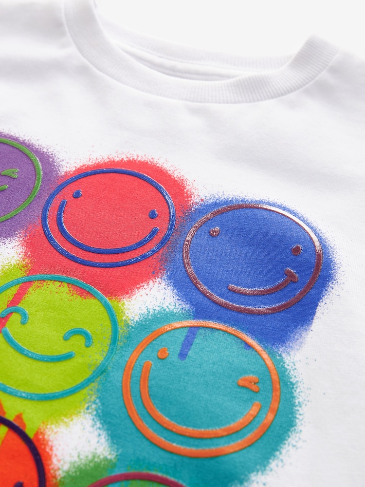 White Short Sleeve Character T-Shirt (3mths-7yrs) - Image 3 of 3