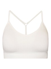 Sweaty Betty Lily White Mindful Flex Seamless Yoga Bra - Image 7 of 7