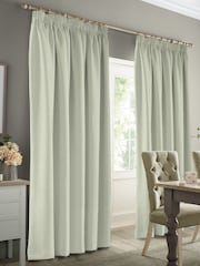 Sophie Allport Sage Green Stamford Stripe Made to Measure 100% Cotton Curtains - Image 2 of 6