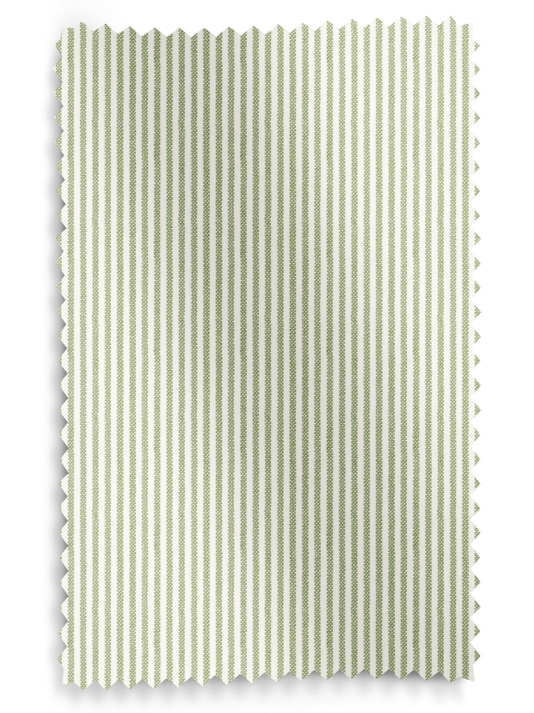 Sophie Allport Sage Green Stamford Stripe Made to Measure 100% Cotton Curtains - Image 6 of 6