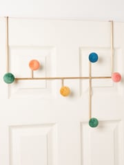 Oliver Bonas Gold Large Metal And Velvet Multi Over Door Hook - Image 2 of 4