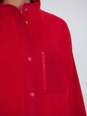 Red Sports Fleece Jacket - Image 6 of 10