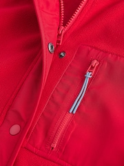 Red Sports Fleece Jacket - Image 8 of 10