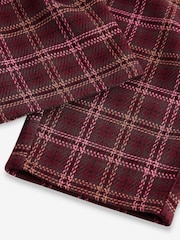 Berry Red Check Wide Leg Trousers (3mths-7yrs) - Image 8 of 9