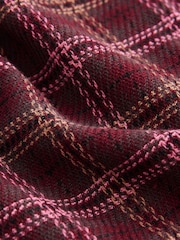 Berry Red Check Wide Leg Trousers (3mths-7yrs) - Image 9 of 9