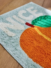 Eleanor Bowmer Peach Nice Bum Slogan 100% Cotton Bath Mat - Image 2 of 3