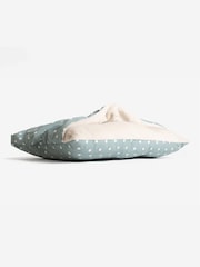 Lords and Labradors Duck Egg Spot 100% Cotton Sleepy Burrows Dog Bed - Image 4 of 5