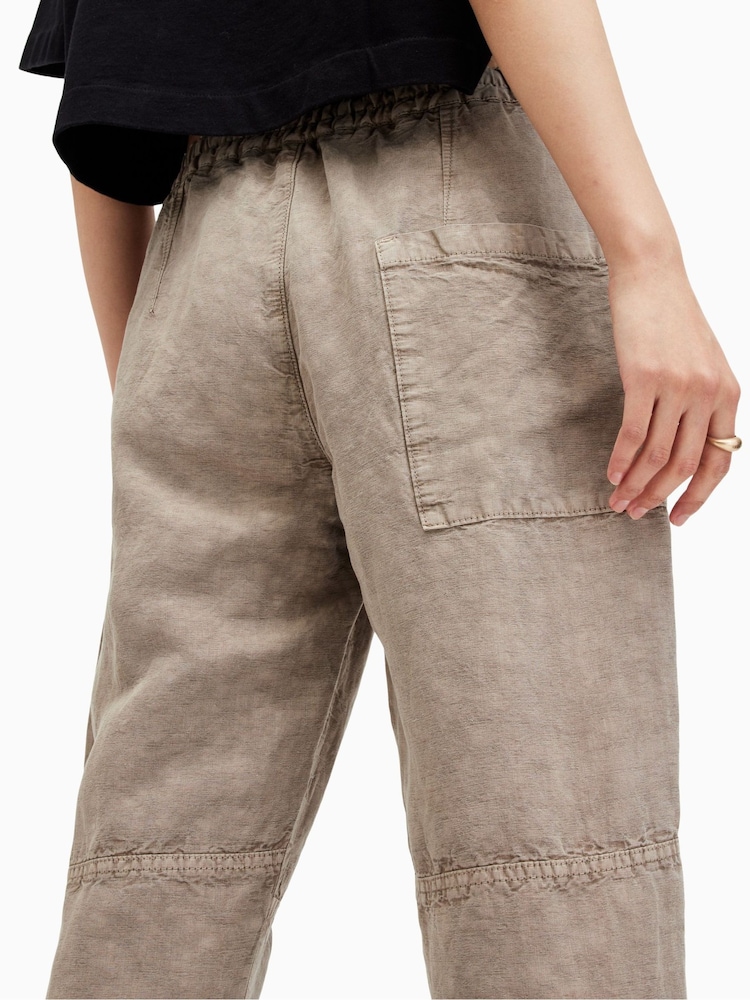 AllSaints Nude Val Trousers - Image 5 of 8