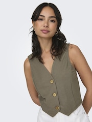 ONLY Button Jersey Waistcoat - Bild 1 von 5