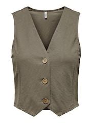 ONLY Button Jersey Waistcoat - Bild 4 von 5