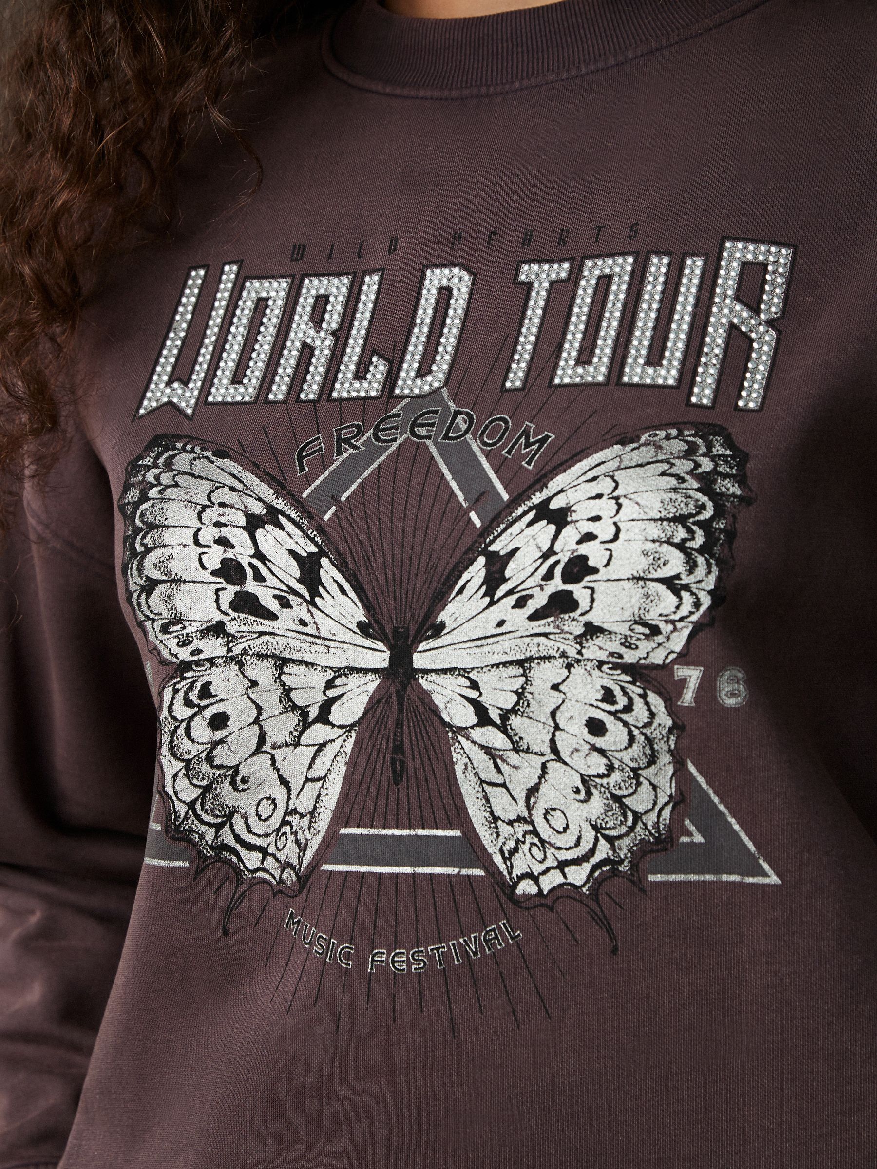 【GRAVER】22FW★ [UNISEX] Butterfly Sweatshirt Butterfly Sweatshirt, Cute Butterfly Sweater, Butterflies