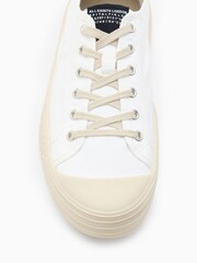 AllSaints White Sherman Low Tops - Image 3 of 5