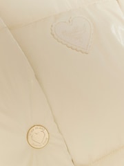 River Island Cream Girls Heart Padded Puffer Coat - Image 3 of 3