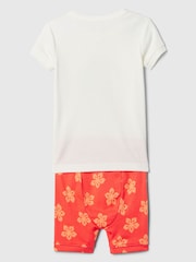 Gap Red Disney Moana Short Sleeve Pyjama Set (6mths-5yrs) - Image 2 of 3