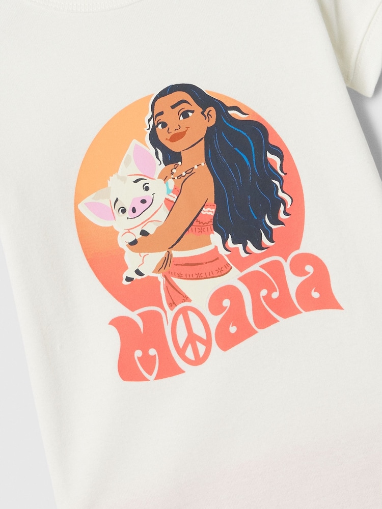 Gap Red Disney Moana Short Sleeve Pyjama Set (6mths-5yrs) - Image 3 of 3