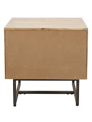 Pacific Natural Marca Acacia Wood Bedside Unit - Image 4 of 6
