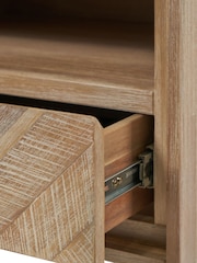 Pacific Natural Marca Acacia Wood Bedside Unit - Image 6 of 6