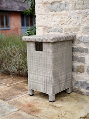 Kettler White Wash Palma Garden Low Gas Bottle Storage - Image 1 of 3