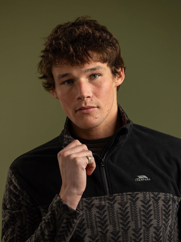 Trespass Grey Embleton Micro Fleece - Image 2 of 7