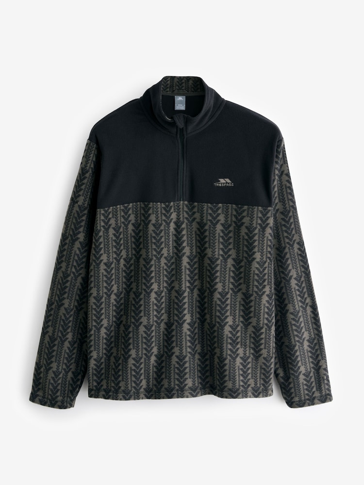 Trespass Grey Embleton Micro Fleece - Image 7 of 7